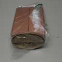 deweisn Dresser Mount Tri-Fold Lighted Vanity Mirror with 21 LED Lights, Touch Screen and 3X/2X/1X Magnification, Two Power Supply Modes Make Up Mirror,Travel Mirror (Rose Gold)