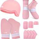 SuzziPad Chemo Care Package for Women & Men, Cooling Gloves, Socks and Cold Caps for Chemotherapy, Ideal for the Discomfort of Head, Hand, Feet, S/M