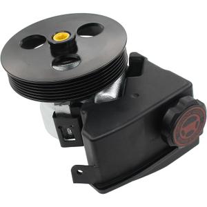 Roneeson Power Steering Pump with 6-Groove Pulley for Rendezvous 02-07, Terraza 05-07, Malibu 06-10, Uplander 05-09, Aztek 02-05, G6 06-10, Montana 06-09, Aura 07-08, Relay 05-07