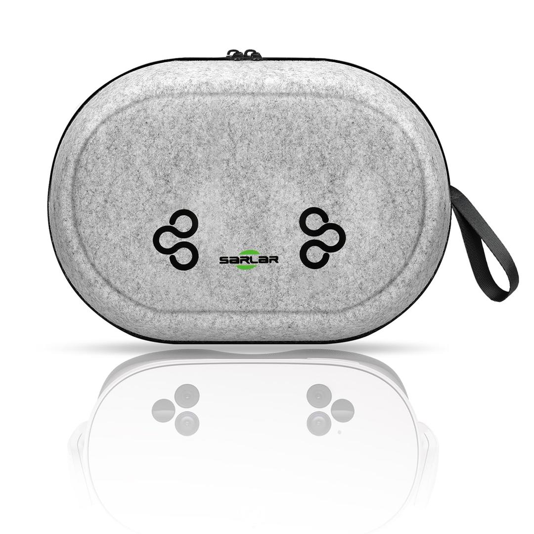 JGZ Hard Carrying Case for Meta Quest 3/Quest 3S/Oculus Quest 2, Accessories VR Headset with Original Strap, Controllers, Unique Design, Lens Cover, Portable Protection for Travel and Stroage