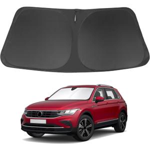 Windshield Sun Shade Fit for 2018-2023 Volkswagen VW Tiguan Accessories Window Sunshade Shield Sun Visor Heat Protection