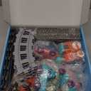 Electric Train Set for Toddlers & Kids w/Music, Lights & Tracks - First Choo Choo Train, Magnetic Connection, Birthday Gifts for Boys and Girls