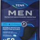 Tena Men Light Incontinence Protective Shield for Men, Bladder Control, Discrete, Light Absorbency, 58 Count