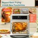 Cosori 11-in-1 Air Fryer Oven, 13Qt Small Footprint Airfryer combo with Rotisserie, Toast, Bake, Roast, Reheat Functions and more, Recipe Book & 6 Accessories Included, Perfect for Small Countertop