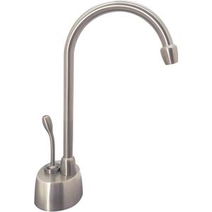 Westbrass D271-NL-07 Velosah 9" 1-Handle Hot Water Dispenser Faucet (Tank sold separately), Satin Nickel