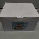 WBHome 5 Ft Christmas Inflatable Gingerbread Man in Cocoa Outdoor Decorations, Xmas Blow Up Yard Decor with Builtin LED Light for Lawn Home Party Indoor Outdoor