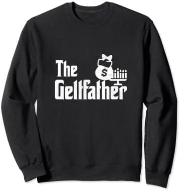 Gelt Father Hanukkah Dreidel Game Jewish Dad Menorah Latkes Sweatshirt, S