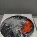 Outdoor Motion Sensor Flush Mount LED Light, 12" Dusk to Dawn Porch Modern Black Exterior Light, Ceiling Light Fixture for Farmhouse Garage Entry