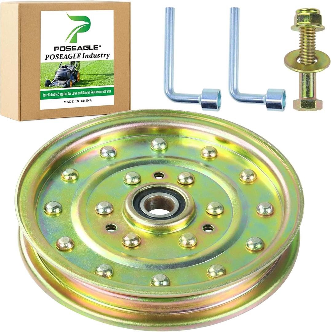 1-633109 Idler Pulley Replaces 132-9424 Exmark 126-7685 116-4667 Husqvarna 539102610 for Exmark Lazer Z 60 inch, Toro Z400 Z500 Z580 Z553 Z Master 60 inch Decks