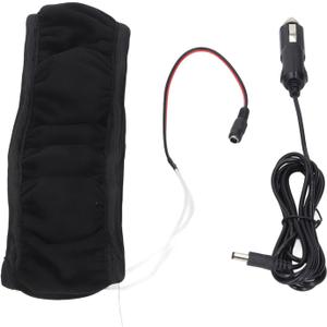 Heated Steering Wheel Cover:Universal Nylon Car Steering Wheel Warmer,Anti Slip Design,Ensure Driving Safety and Keep Hands Warm