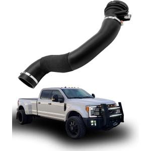 Turbo Intercooler Outlet Tube, HC3Z-6F073-B, Compatible with 2017 2018 2019 Ford F250 F350 Super Duty 6.7 L PowerStroke Engine, Turbocharger Intercooler Pipe, Cold Side Air Intake Tube w/ Sensor