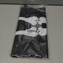 Skeleton Halloween Banner Red Eyes 12x71 Inch Scary Skeleton Welcome Sign for Door Outdoor Halloween Decoration Spooky Hanging Banner for Porch Haunted House Decor