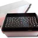 Batter Box- 11" x 13" Plastic Batter Box with Sifter (12.75" x 12.75" x 8")