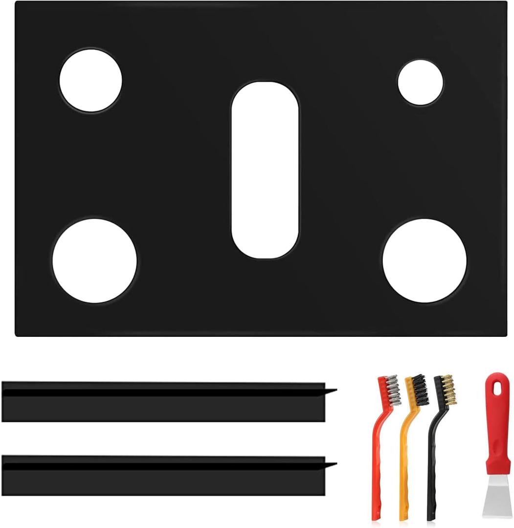 Gas Stove Cover Gas Stove Mat Protector 5 Burner Gas Stove Cover Compatible with Samsung Gas Range Stove Reusable and Washable Keep Stove Clean