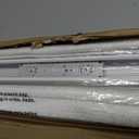 No Tools No Drill Cordless Roman Shades for Indoor Windows 100% Blackout, for Window Size 34" W 64" H White