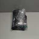 40 Liter, 22 Inch Reflective Duffle Bag with Shoulder Strap for Men, Women, Travel (Black)