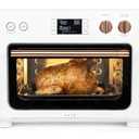 Café Couture Oven with 14 essential cooking modes, including Air Fry, CrispFinish, Bake, Broil, Roast, Toast, Pizza, WiFi & Smart Connected, Voice Control, Countertop Small Appliances, Matte White