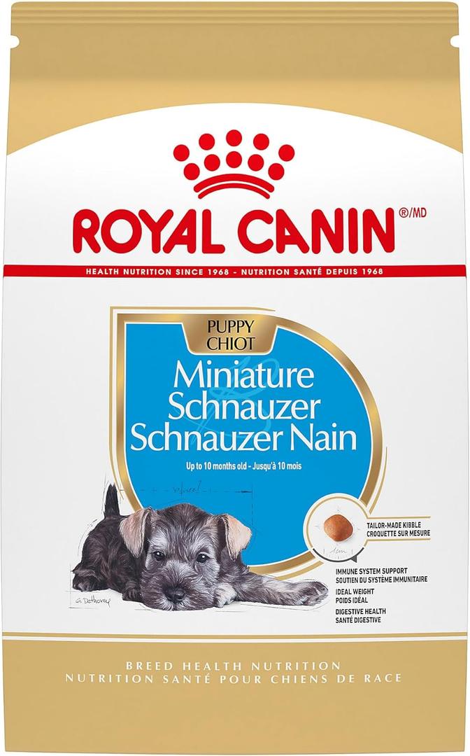 Royal Canin Breed Health Nutrition Miniature Schnauzer Puppy Dry Dog Food, 2.5 lb Bag (EXP 04/16/26)