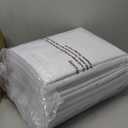 VidaFete Round Tablecloth 132" 10pack Polyester Table Cloth, Stain Wrinkle Resistant Polyester Dining Table Cover for Kitchen Dinning Party Wedding Rectangular Tabletop Buffet Decoration(White) (10 Pack 132Round, White)