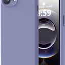 LOVE 3000 Designed for iPhone 16e/17e Case, Premium Silicone with [Soft Anti-Scratch Microfiber Lining] Shockproof Protective Phone Case for Men Women Girls 6.1", Lavender Grey