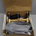 SUBEIXI 3 Handle Tub Shower Faucet Matte Black Bathtub Shower Faucet Set with Tub Spout, 3 Knob Shower Tub Faucet Set, Wall Mount