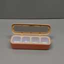 Clear Seasoning Box, 4 Packs Seasoning Rack Spice Pots, Condiment Jars Seasoning Box with Clear Covers and Spoons for Spice, Sugar, Salt, Pepper, Garlic Powder (Pink)