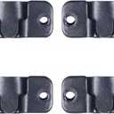 8 Black Flush Mount Bracket Picture Hanging Hooks, Heavy Duty Universal Connector for Hanging Picture Frame Mirror or Connecting Sofa Furniture