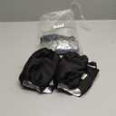 wegreeco Washable Dog Diapers - Washable Male Dog Belly Wrap - Pack of 3 - (Black, X-Small)