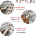 2 x EooUooIP Dual-Tip Highlighter Set, 12 Pack, Pastel Highlighter Assorted Colors, Chisel and Fine Tips Bible Highlighters, No Bleed Highlighters Markers for Bible Journals Planners Books Notes (Double Line-Style)