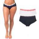 Emprella Cotton Underwear for Women, Seamless Women's Underwear Pack, Cheeky Hipster Panties (Medium)