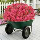 Artificial Flowers Fake Plants for Outdoors Spring Decoration, 13Bundles Silk Realistic UV Resistant Faux Flowers for Outside Planter Porch Yard Patio Garden Home Indoor, Rose