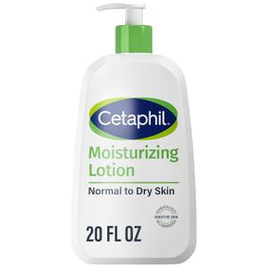 Cetaphil Face & Body Moisturizer, Hydrating Moisturizing Lotion for All Skin Types, Suitable for Sensitive Skin, NEW 20 oz, Fragrance Free, Hypoallergenic, Non-Comedogenic (20 Fl Oz (Pack of 1))