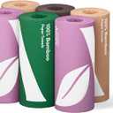 Amazon Aware 100% Bamboo Paper Towels, 6 Rolls, 2 ply, FSC Certified, 150 Sheets, 900 Count, Plastic-Free, Multicolor