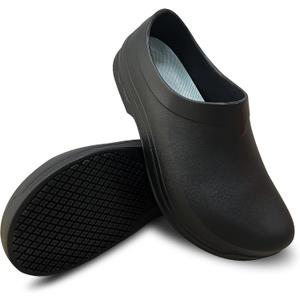 Mens Clogs Non Slip Chef Shoes for Women Men Food Service Comfortable Water Resistant Unisex Nursing Nurse Shoes for Work Kitchen Restaurant (9 Women/7 Men, Black) Mens Clogs Non Slip Chef Shoes for Women Men Food Service Comfortable Water Resistant Unisex Nursing Nurse Shoes for Work Kitchen Restaurant (9 Women/7 Men, Black)