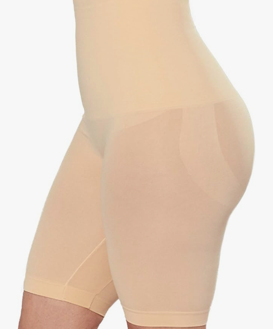 SHAPERMINT Shapewear for Women - High-Waisted Shapewear Tummy Control Shorts, Faja Body Shaper, Underwear for Women, M/L Nude SHAPERMINT Shapewear for Women - High-Waisted Shapewear Tummy Control Shorts, Faja Body Shaper, Underwear for Women, M/L Nude
