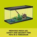 Zilla Fresh Air Screen Cover for Reptile Terrariums, 20x10 for 10 Gallon