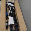 Dicasser 2 Pack Narrow Console Sofa Table with Adjustable Height (22"-33") & 2 Power Outlets, Skinny Behind Couch Table for Living Room Entryway Hallway, 79" L x 7" W x 33" H (Black)