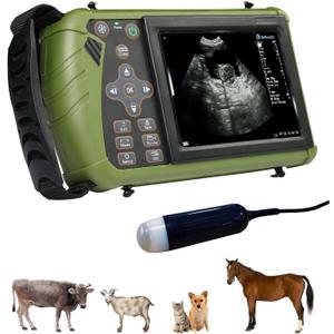 Vet Ultrasound Machine Portable Veterinary Handheld Scanner B-Ultra Sound with 3.5MHz Probe for pregnancy Pig,Sheep,dog,cat use
