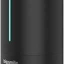 Bigsmile Black Water Flosser Cordless Portable Dental Irrigator Travel Shower Strong Pick Floss IPX7 200ML Must Have for Kids Braces Bridges (Black