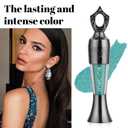 2 x Sheda Powder Eyeliner, a handcrafted, 100% natural powder eyeliner, waterproof, long-lasting, rich, smudge-resistant color (Dark Green)