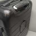Wrangler Smart Spinner Hardside Luggage, 22-Inch Carry-On, Black