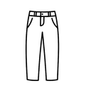 Amazon Pants Black, Medium