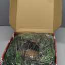 9 FT Christmas Cedar Garland, Thick Green Cypress Garlands, Real Touch Pine Garlands, Realistic Garland Christmas Decorations for Outdoor Indoor Table Mantel Railing Stair Porch Decor (Style-2)