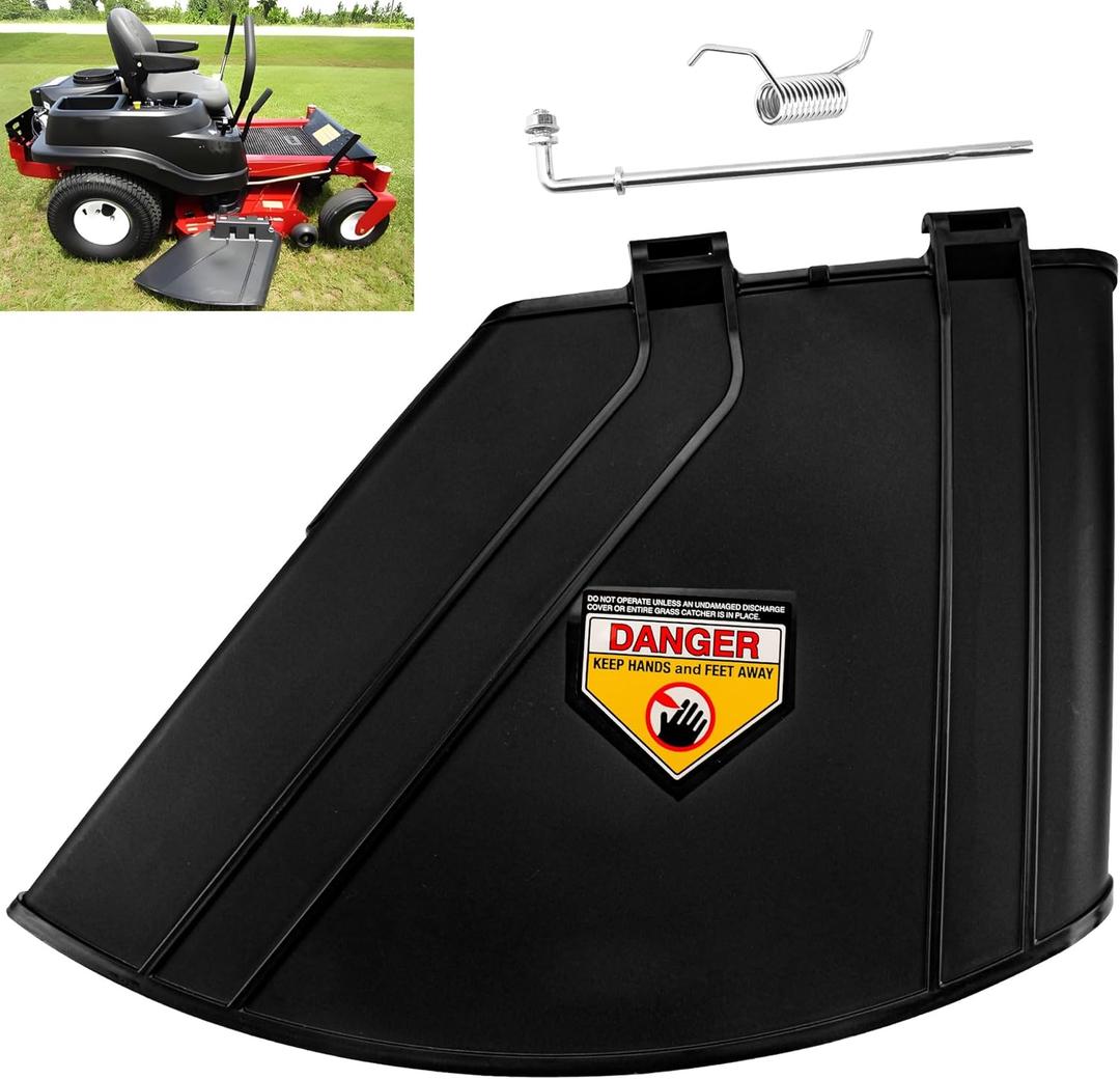 138-7502 Discharge Deflector/Deflector Shield Compatible with Toro/Ex-Mark 74690, 74694, 75743, 75745, 75753, 75755, 75754, 75757, 75760W, QZE725GKC42200, QZS735GKC54200 Lawn Mower, w/Spring