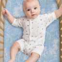 TADO MUSLIN Organic Cotton Muslin Bassinet Sheets, 2 Pack – Soft, Breathable, Universal Fit for Oval, Rectangle & Hourglass Mattresses, Machine Washable, Neutral Colors for Baby Boys & Girls