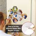 5 x Magnetic Sheets with Adhesive Backing 8" x 10" for Crafts, DIY. 5 Strong Craft Magnets to Make Flexible Magnet Self Sticky Tapes, Strips, Squares, Sheet for School Classroom Board, Fridge, Photos