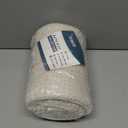 Turquoize Chenille Bath Mat, Soft Absorbent Shag Rug, Non Slip Bathroom Rugs, 20 x 32, Ivory