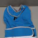 MIGOHI Warm Dog Coat Winter Dog Jacket,Waterproof Cold Weather Coats for Dogs,Fleece Jacket for Small Medium Large Dogs,Reflective Thick Fleece Vest with Leash Hole (Blue)