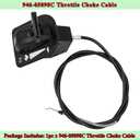 946-05098C Throttle Choke Cable for Cub Cadet XT1-LT46, XT1-LT50, XT1-GT50 & Craftsman T240, T260, T310, T8200, G8400 Lawn Tractor, Replaces 946-05098, 946-05098A, 946-05098B, 746-05098