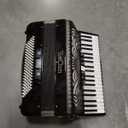 Accordion 41-Key 120 Bass, with 10 Pitch buttons,for musicians(Black)